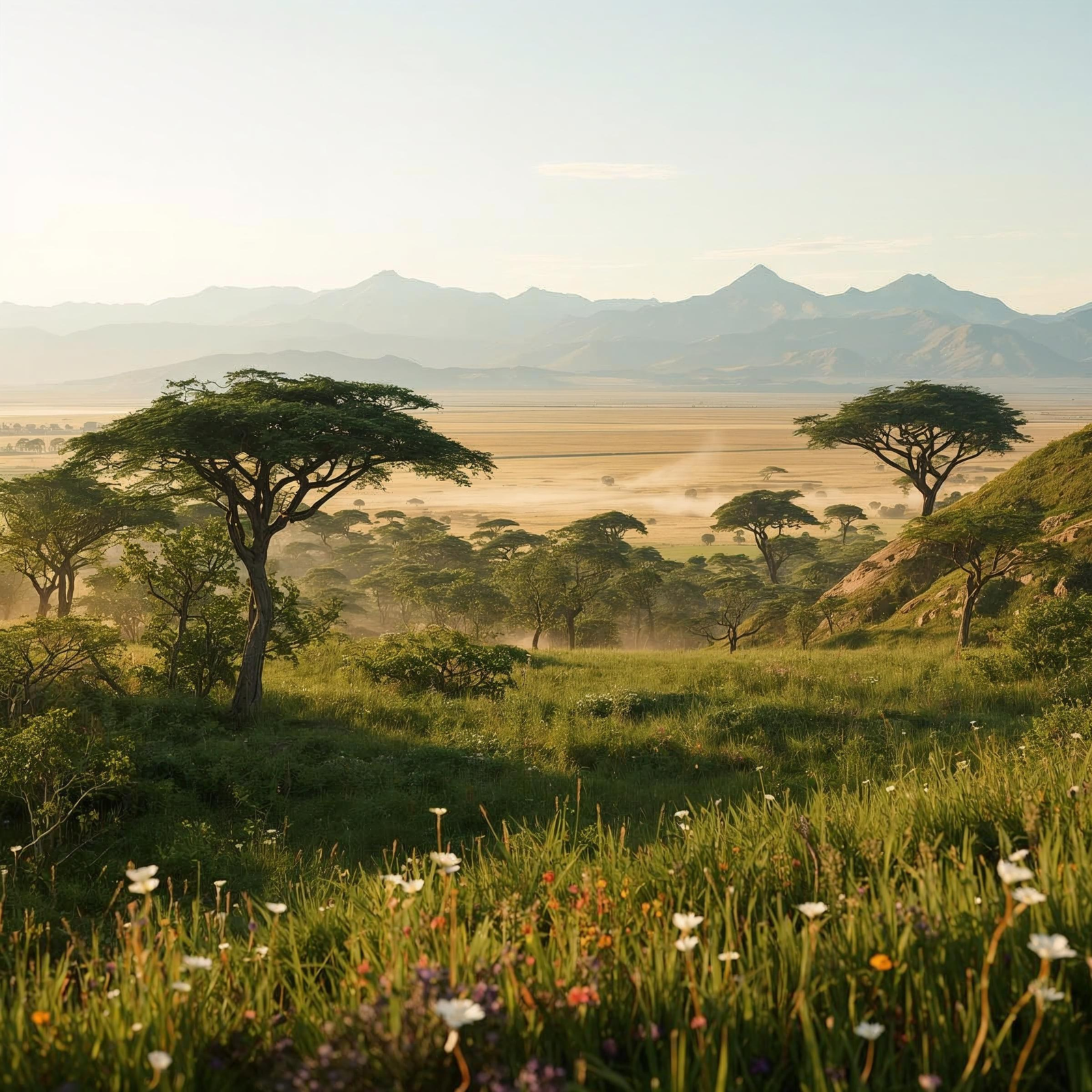 Dawn Over the Savannah